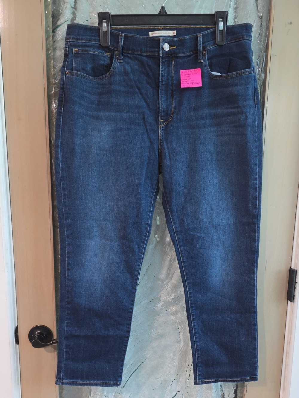 Levi's Indigo Cropped Skinny Jeans